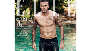 David Beckham Is the First Man to Make the Cover of British <i>Elle</i>